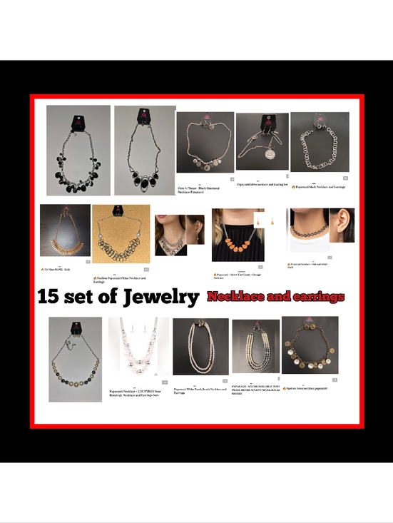 paparazzi Jewelry - 15 SET - Paparazzi Necklace - Elegant Women’s Jewelry